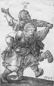 Dürer Peasant Couple Dancing